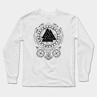 Valknut | Norse Pagan Symbol Long Sleeve T-Shirt